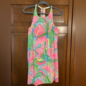 Lilly Pulitzer So A Peeling Floral Elephant Dress